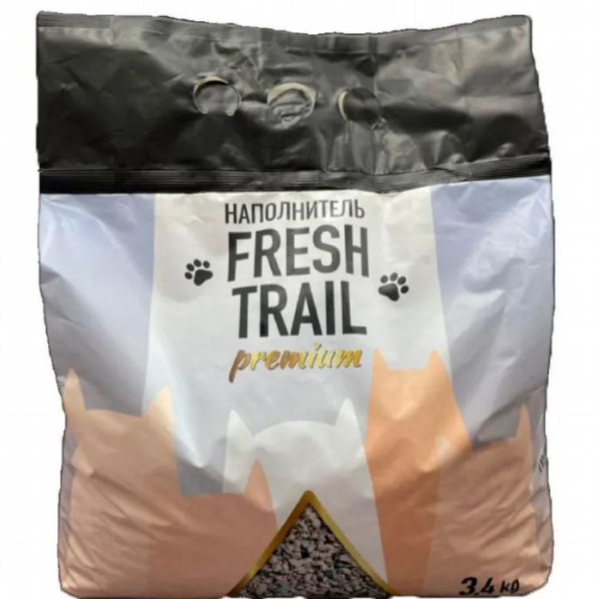 Наполнитель fresh trail кремниевый впитывающий - 3,4 кг