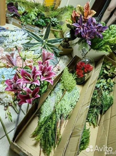 Цветы real touch разные варианты, от