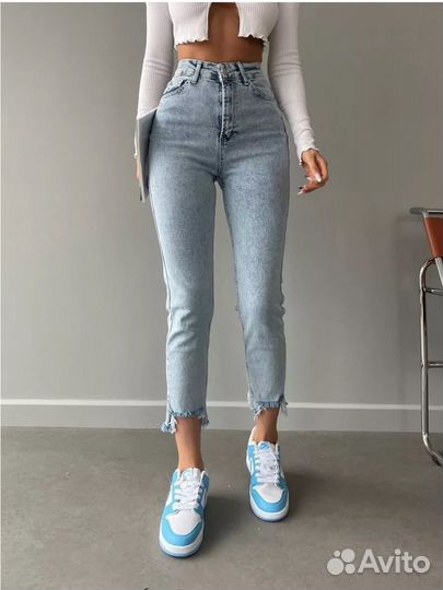 Джинсы слим мом Турция