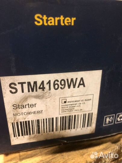 Стартер STM4169WA (CAT C-6.4)