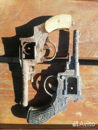 Игрушка СССР Пистолет металл