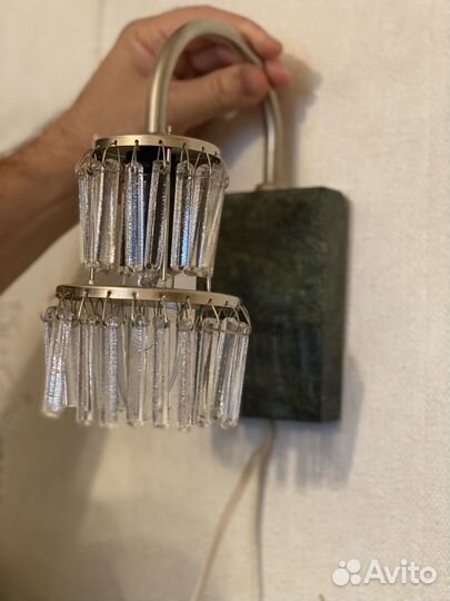 Настенный светильник бра хрусталь