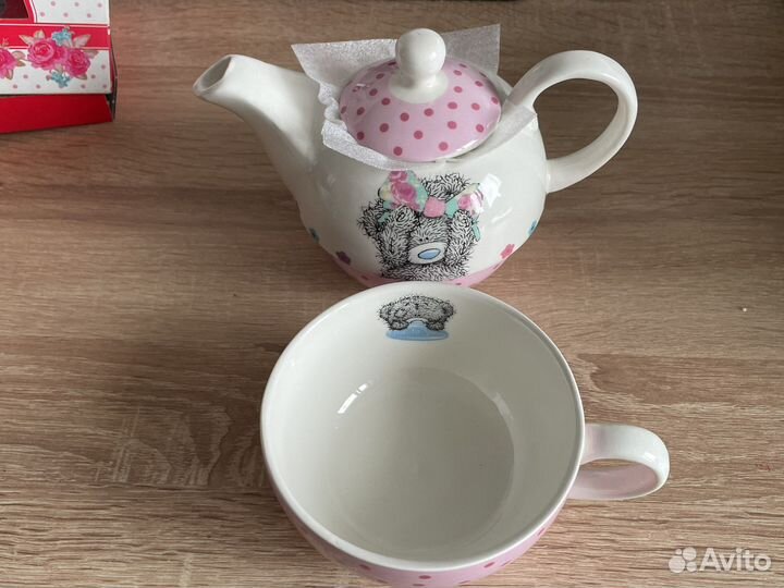 Чайный набор кружка с чайником me to you
