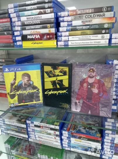 Cyberpunk 2077 Steelbook + Comicbook диск ps4