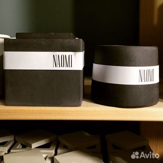 Стакан/ банка/ тара для свечи с крышкой