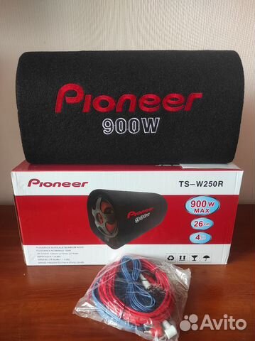Сабвуфер Pioneer 900W с усилителем и проводами купить в Москве с ...