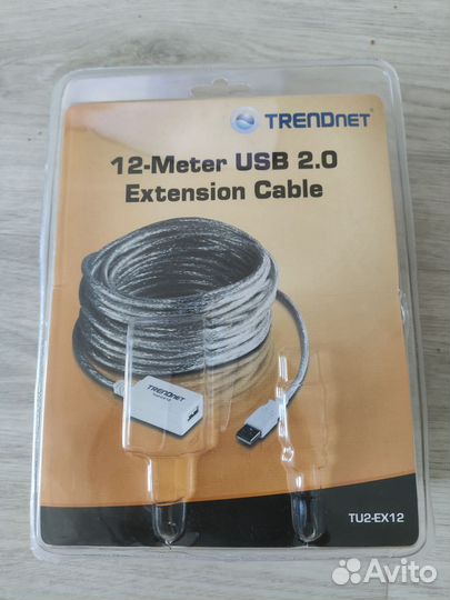 Usb удлинитель 12 метров, 2.0
