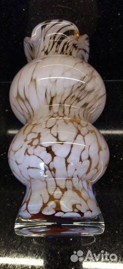 Ваза цветное стекло винтаж. СССР 1960-е