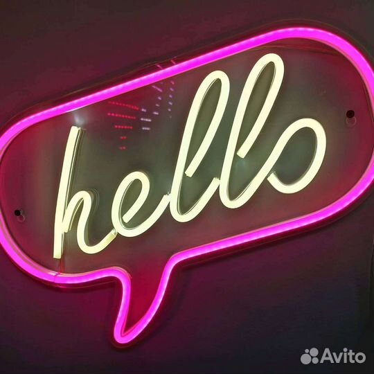 Вывески из гибкого неона