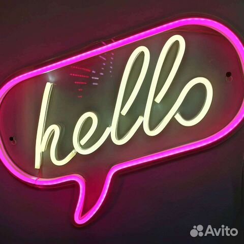 Вывески из гибкого неона