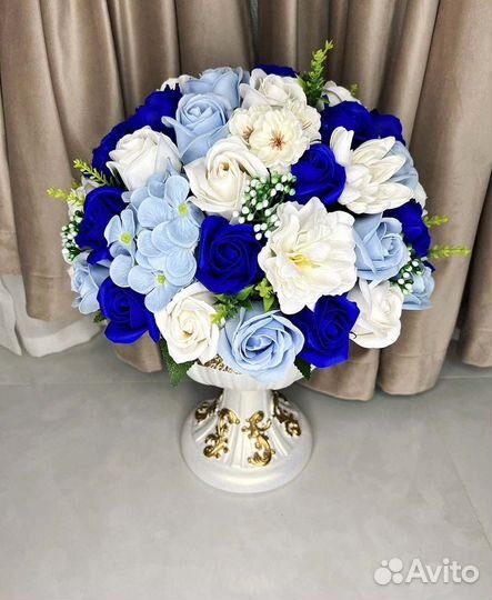 Букет из мыльных роз