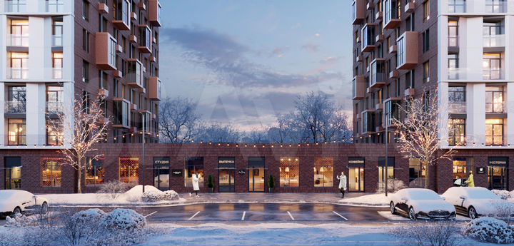 Квартира-студия, 23,5 м², 16/17 эт.