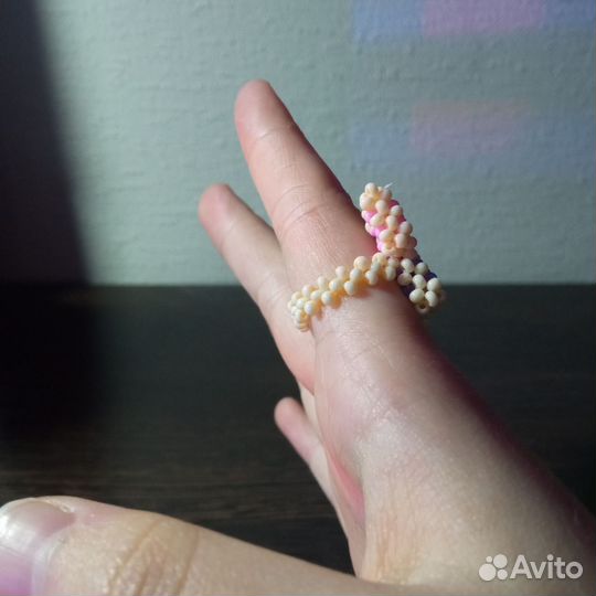 Кольцо из бисера