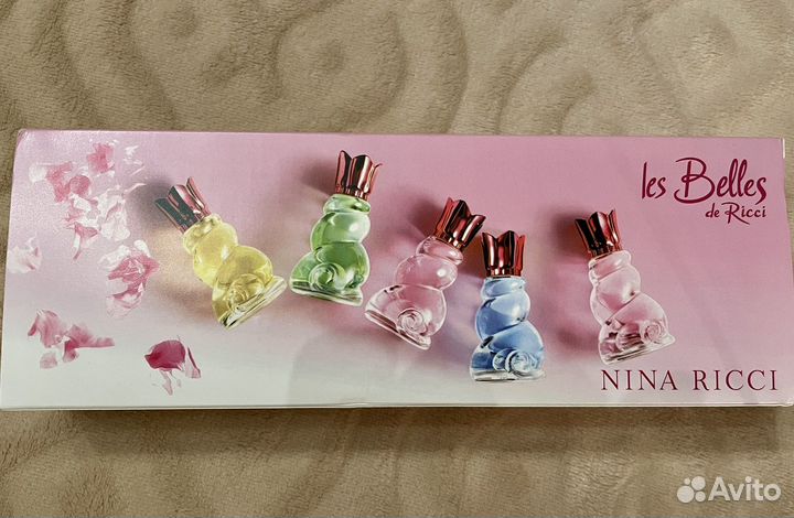 Наборы Cartier, Guerlain, Moschino, N Ricci