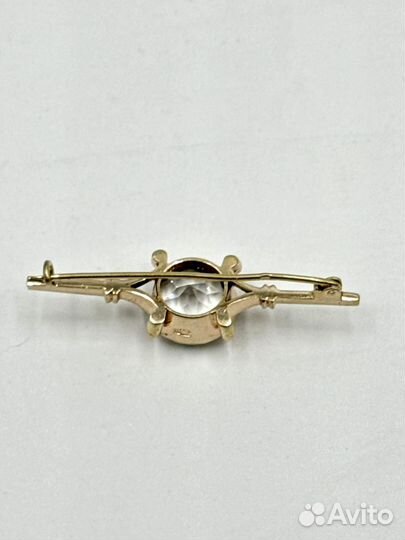 Серебряная брошь