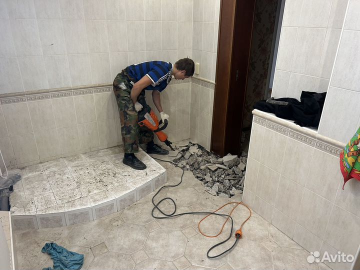 Демонтаж квартиры/Демонтажные работы/Вывоз мусора