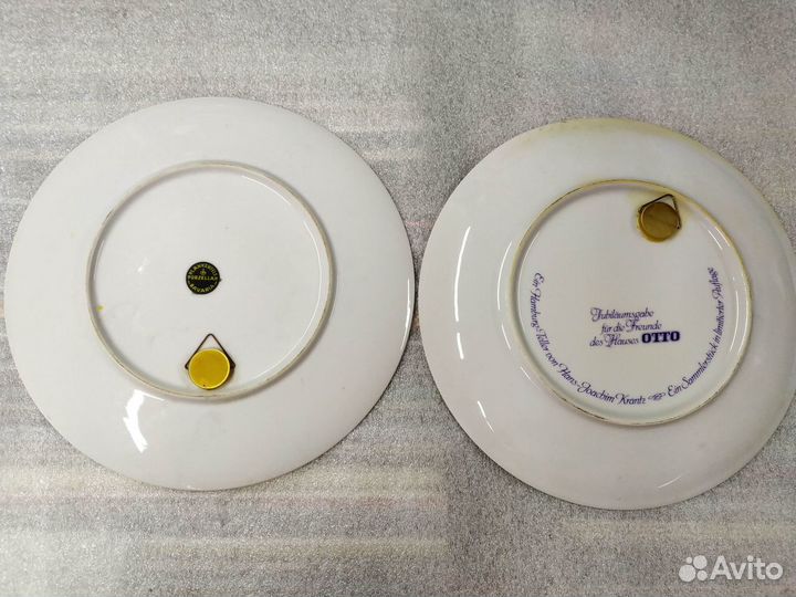Тарелки настенные Германия фарфор