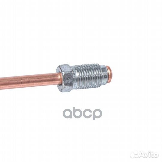 Трубка тормозная медная L 2500 мм, D5 мм, штуцер