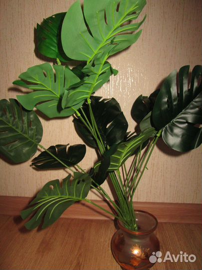 Антуриум искусственный новый 60 см 18 листьев