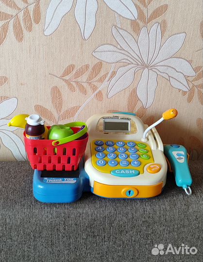 Касса игрушечный со звуками