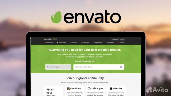 Графические шаблоны от Envato Elements
