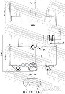 Катушка зажигания 10640-002 Febest