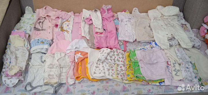 Детские вещи пакетом для девочек от рождения до 2