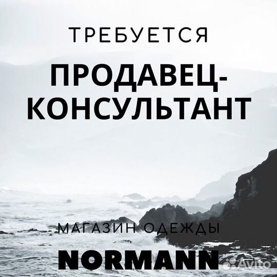 Продавец-консультант в магазин одежды