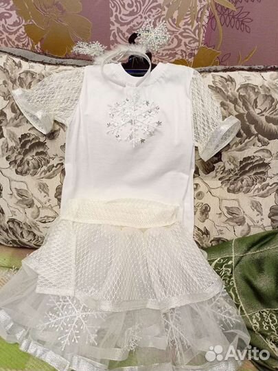 Костюм снежинки 98 - 104