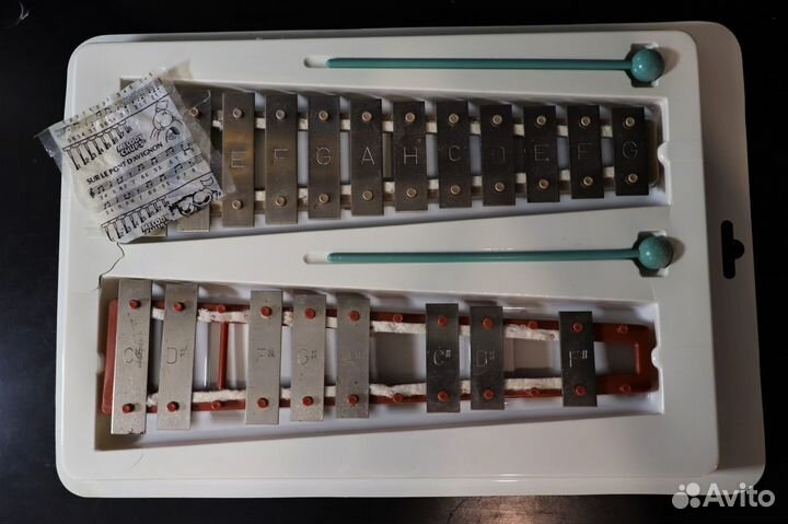 Игрушка гдр, Металлофоны, в родной коробке