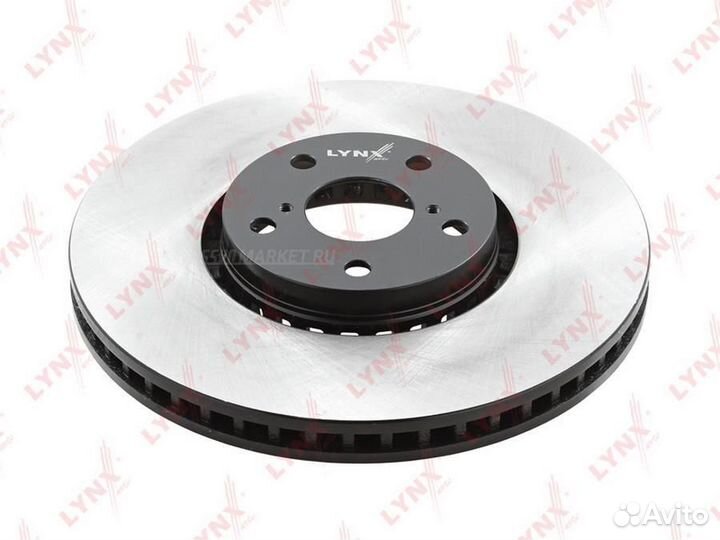 Lynxauto BN-1629L Диск тормозной передний L (334x3