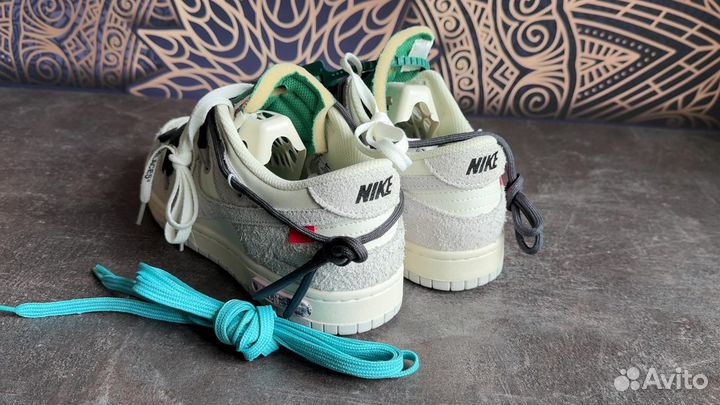 Кеды Nike SB dunk low Off-white