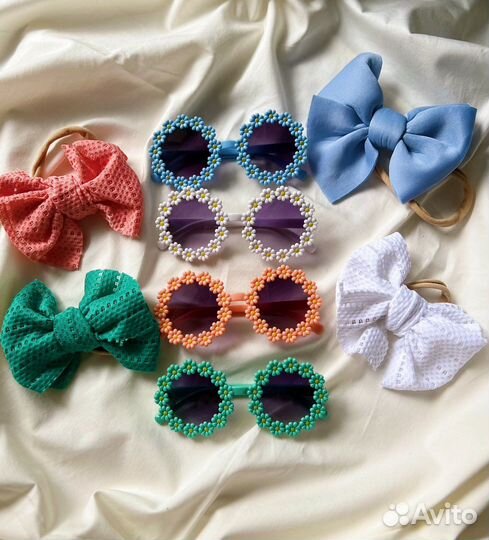 Очки и повязка на голову для девочки