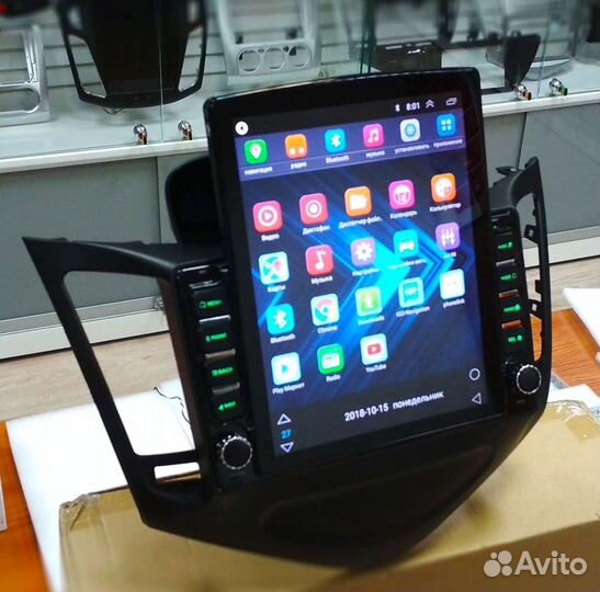 Chevrolet Cruze магнитола Android Tesla новая