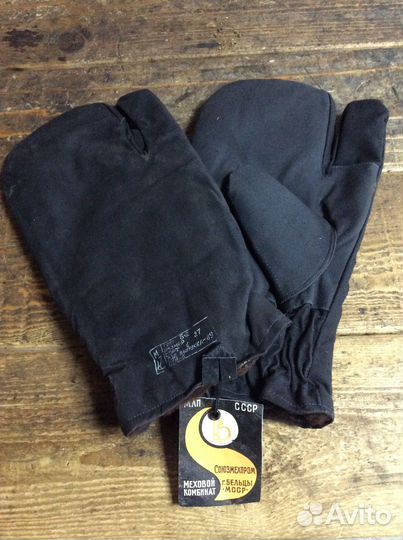 Рукавицы из овчины