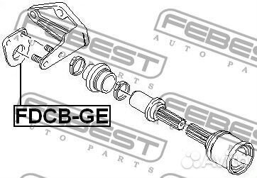 Подшипник приводного вала ford mondeo 00