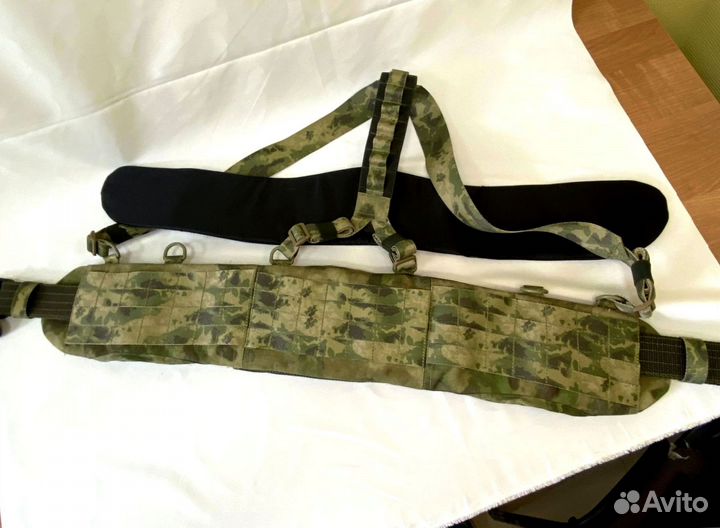 Боевой пояс тактический с защитой Бр1