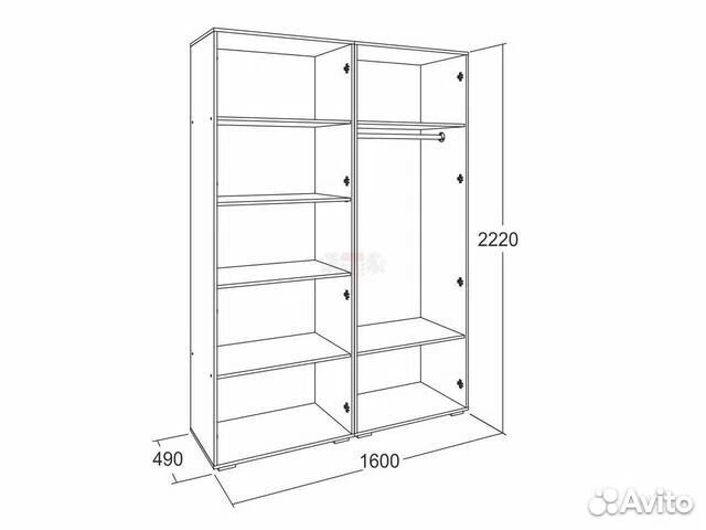 Шкаф в наличии Ольга 17