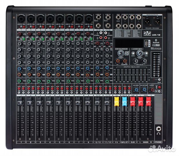 SVS Audiotechnik mixers AM-12 Микшер аналоговый