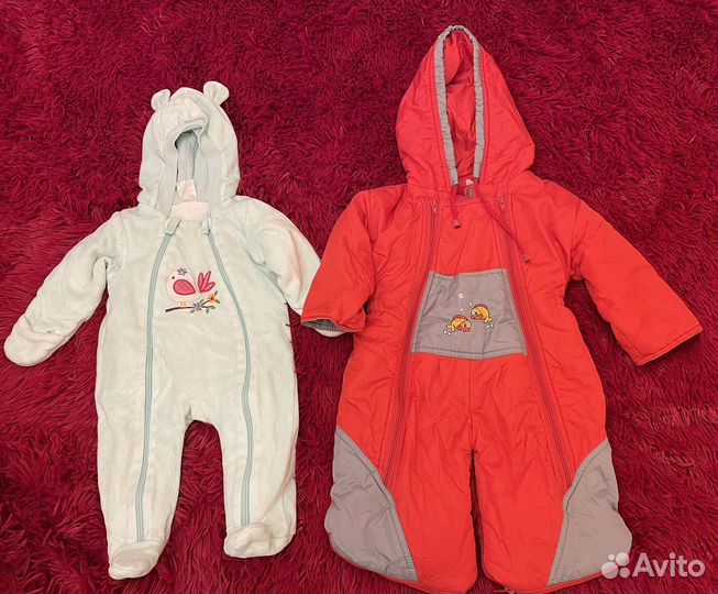 Большой пакет вещей на мальчика 68р