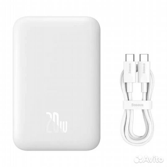 Магнитный беспроводной аккумулятор Baseus Magsafe