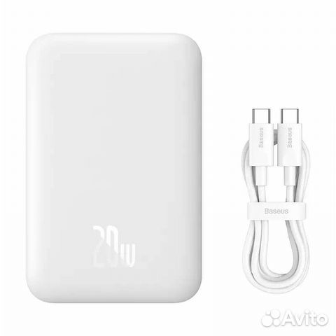 Магнитный беспроводной аккумулятор Baseus Magsafe