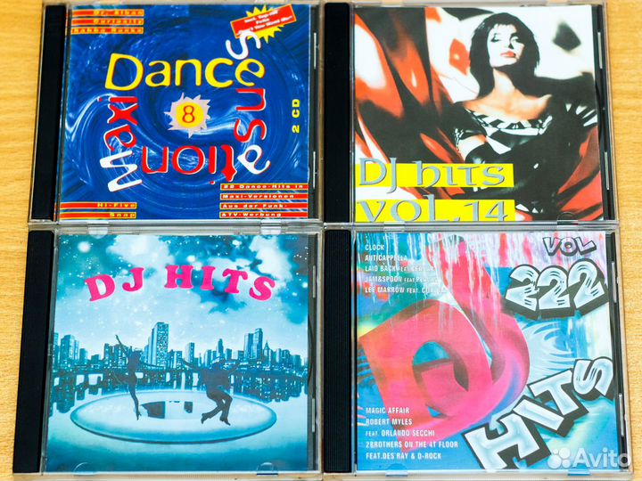 CD Диски Maxi Dance, DJ Hits - Сборники Техно
