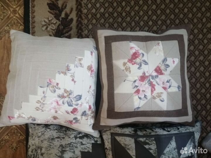 Интерьерные подушки, ручная работа