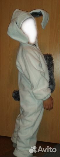 Костюм зайца для мальчика размер 110-116