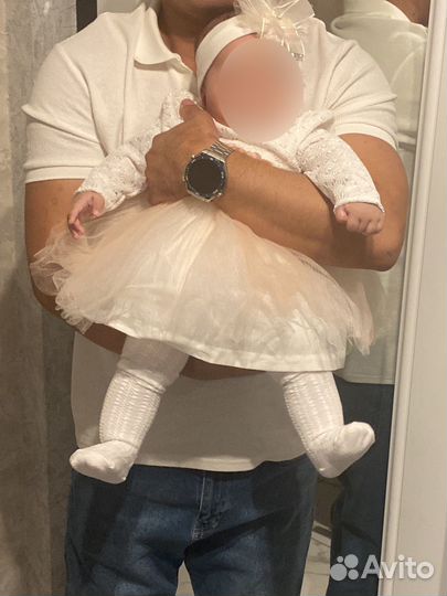 Нарядное платье для девочки 68-74