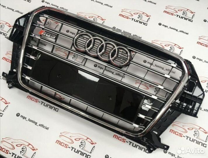 Решётка на Audi Q3 11-14 SQ3 стиль 1