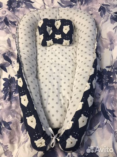 Кокон гнездышко для новорожденных