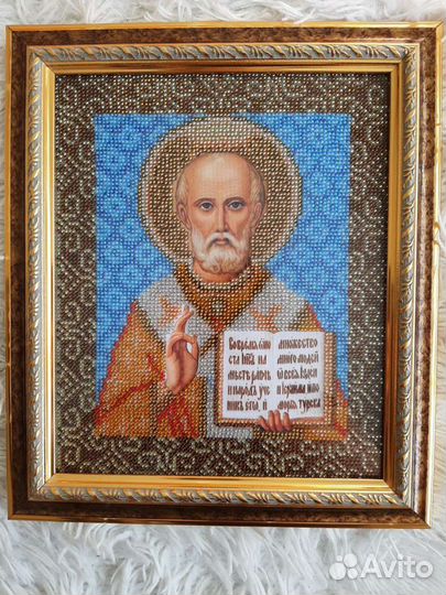 Икона бисером 