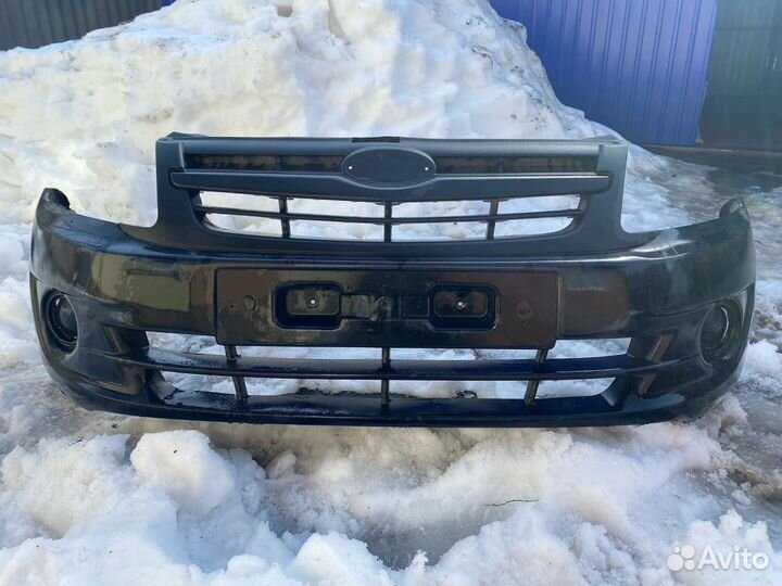Бампер передний LADA granta чёрный